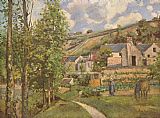 Paysage pres de Pontoise 1874 by Camille Pissarro